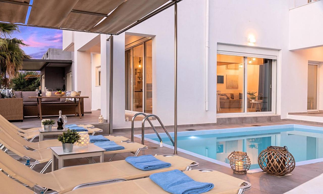 Cretan Sunset Villa Heated Pool Dhrámia المظهر الخارجي الصورة