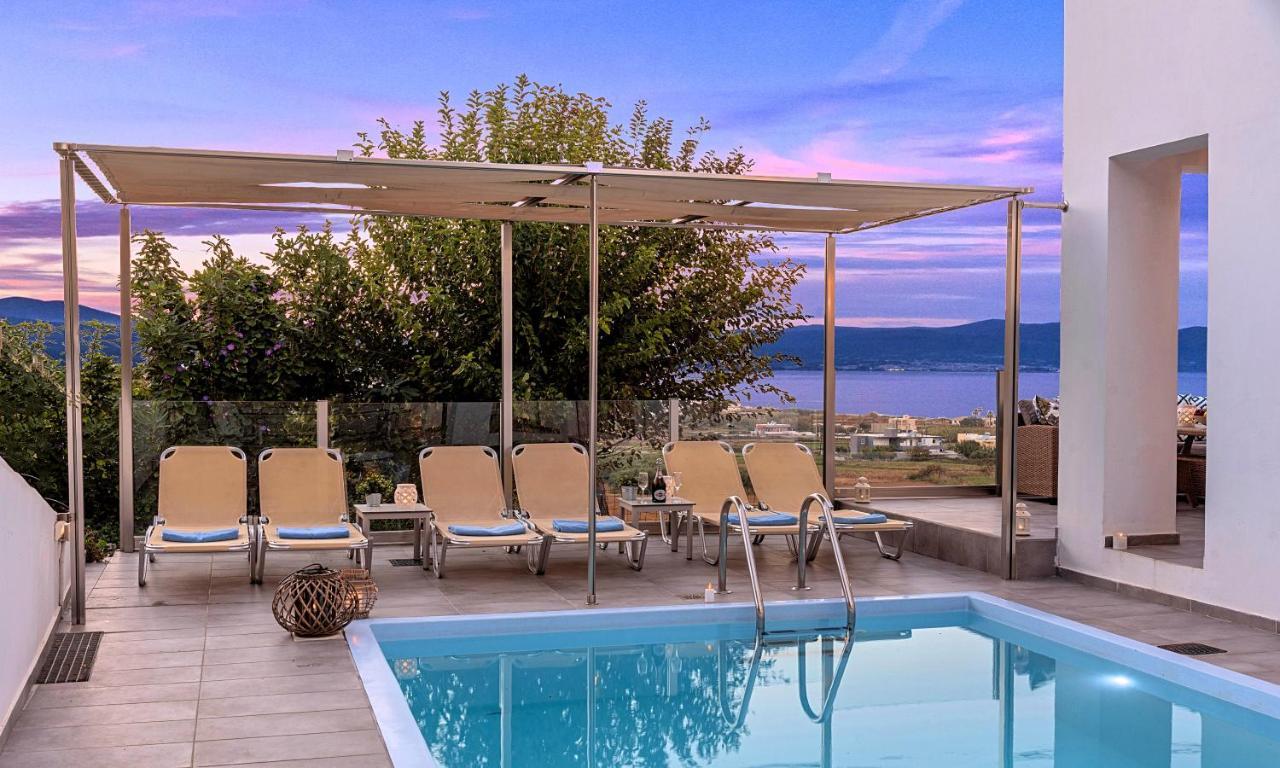 Cretan Sunset Villa Heated Pool Dhrámia المظهر الخارجي الصورة